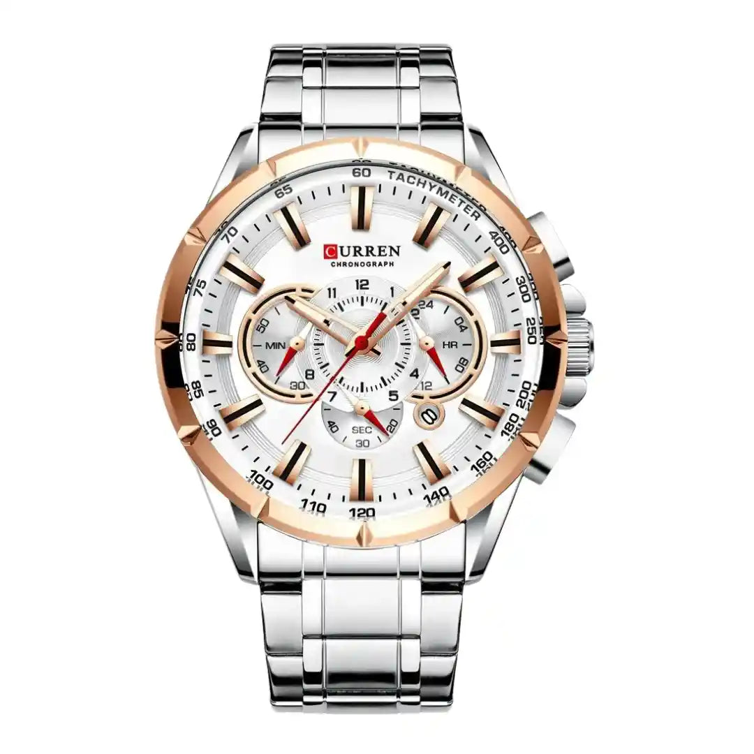 Reloj Elegancia Acero Inoxidable – Precisión y Estilo