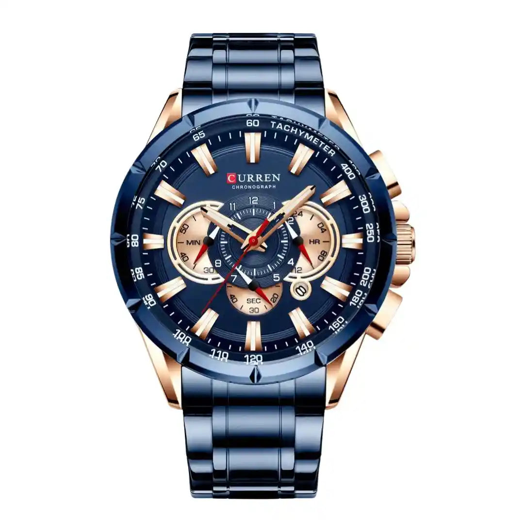 Reloj Elegancia Acero Inoxidable – Precisión y Estilo