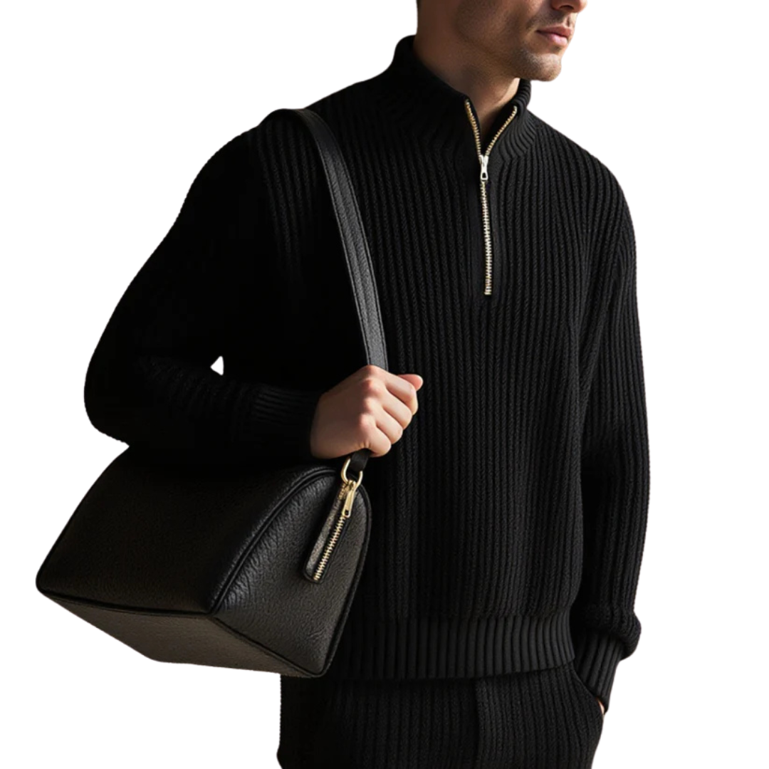 Suéter Elegancia Shaker – El perfecto equilibrio entre estilo y confort