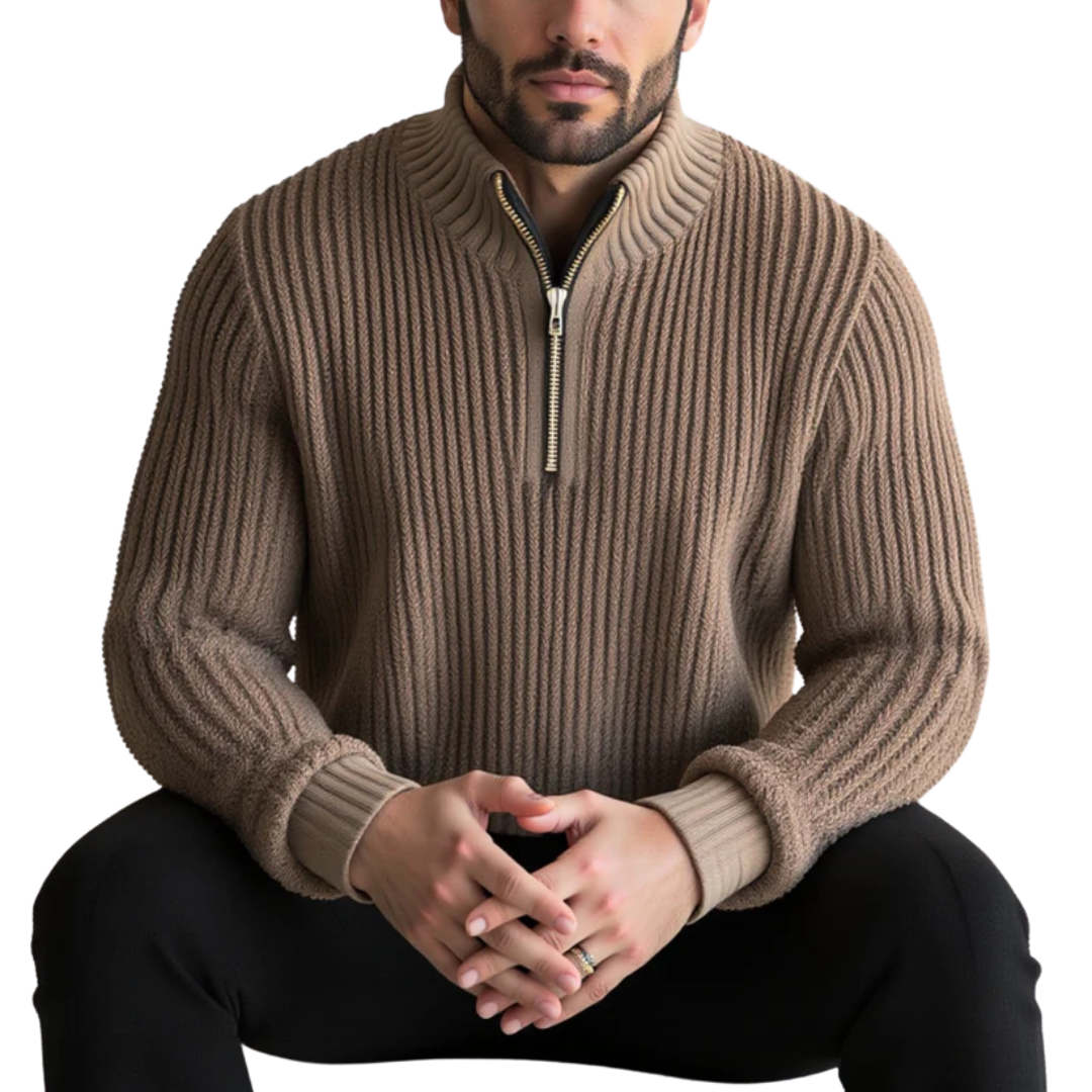 Suéter Elegancia Shaker – El perfecto equilibrio entre estilo y confort
