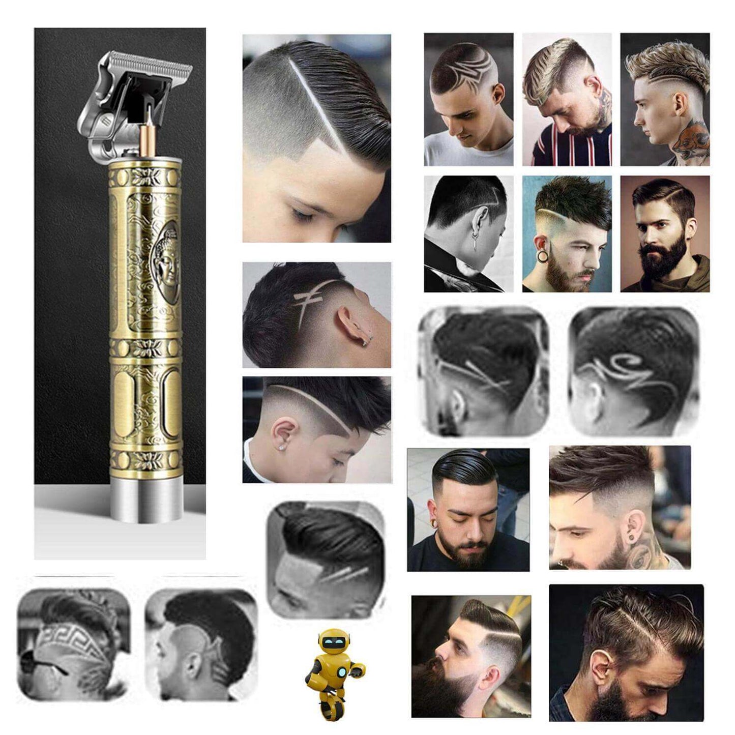Máquina de Afeitado Profesional 3 en 1: ¡El Máximo Rendimiento para Barba y Cabello!