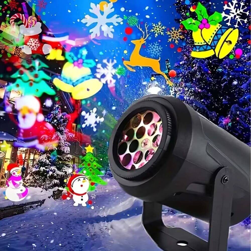 Proyector Navideño Mágico: ¡Transforma tu Hogar con una Iluminación Encantadora!
