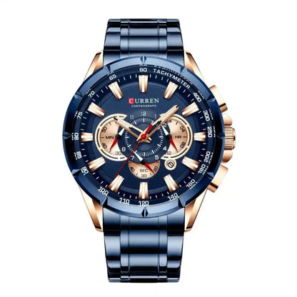 Reloj Elegancia Acero Inoxidable – Precisión y Estilo