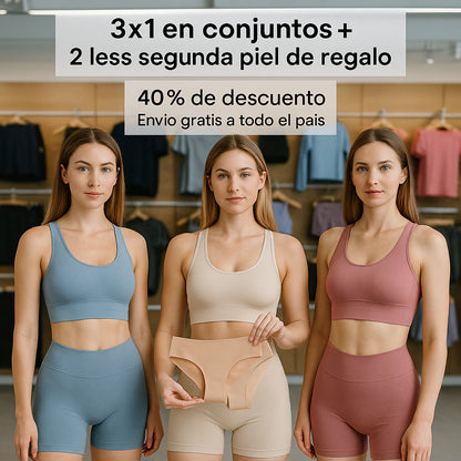3x1 EN CONJUNTOS + PACK DE LESS SEGUNDA PIEL (-40%)